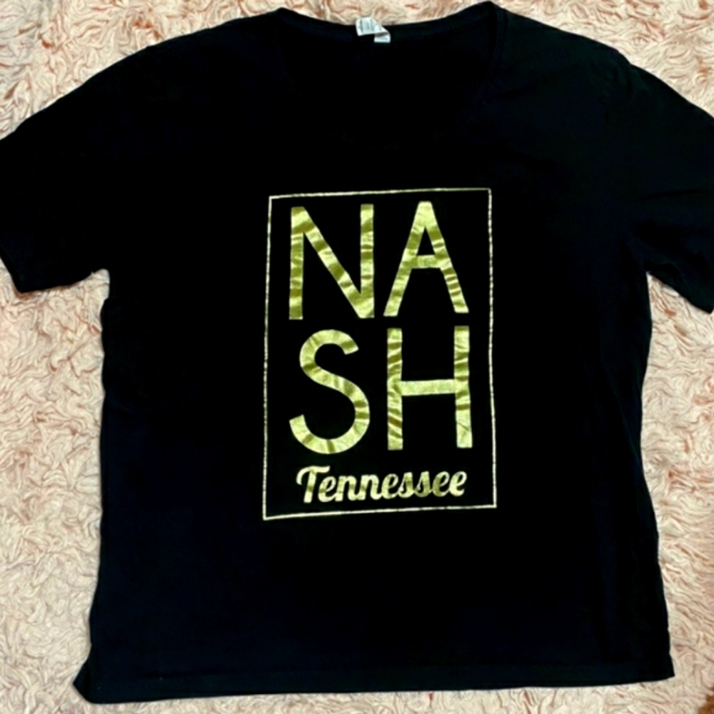 Black and Gold Nash T shirt